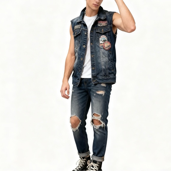 Jeep Denim Vest (M) - Picture 1 of 6